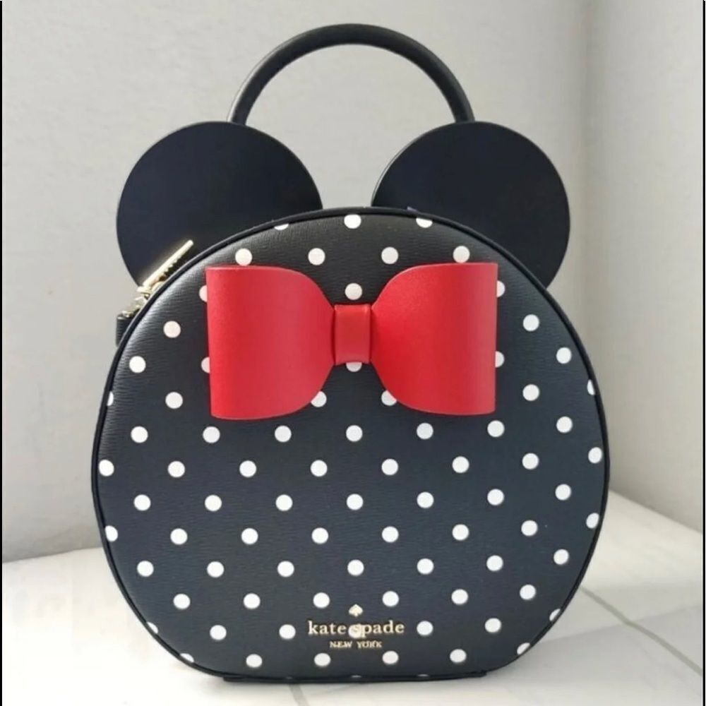 disney x kate spade new york minnie mouse crossbody bag